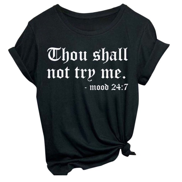 Thou Shall Not Try Me Tee - Picture 7 of 9